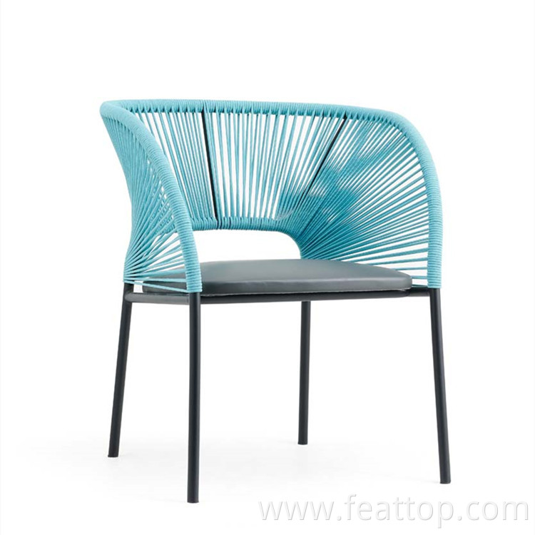 Outdoor Rattan Chair Balcony Garden Patio Cafe Hotel Swimming Pool Lounge Rattan Chair